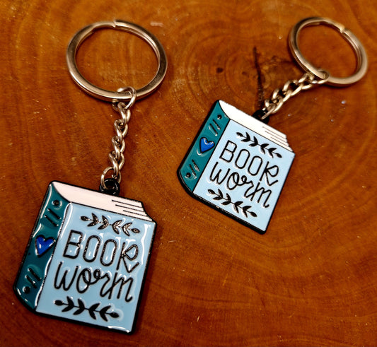 Keyring- "Book worm"