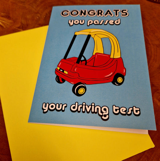 Greeting card  - You've passed your driving test