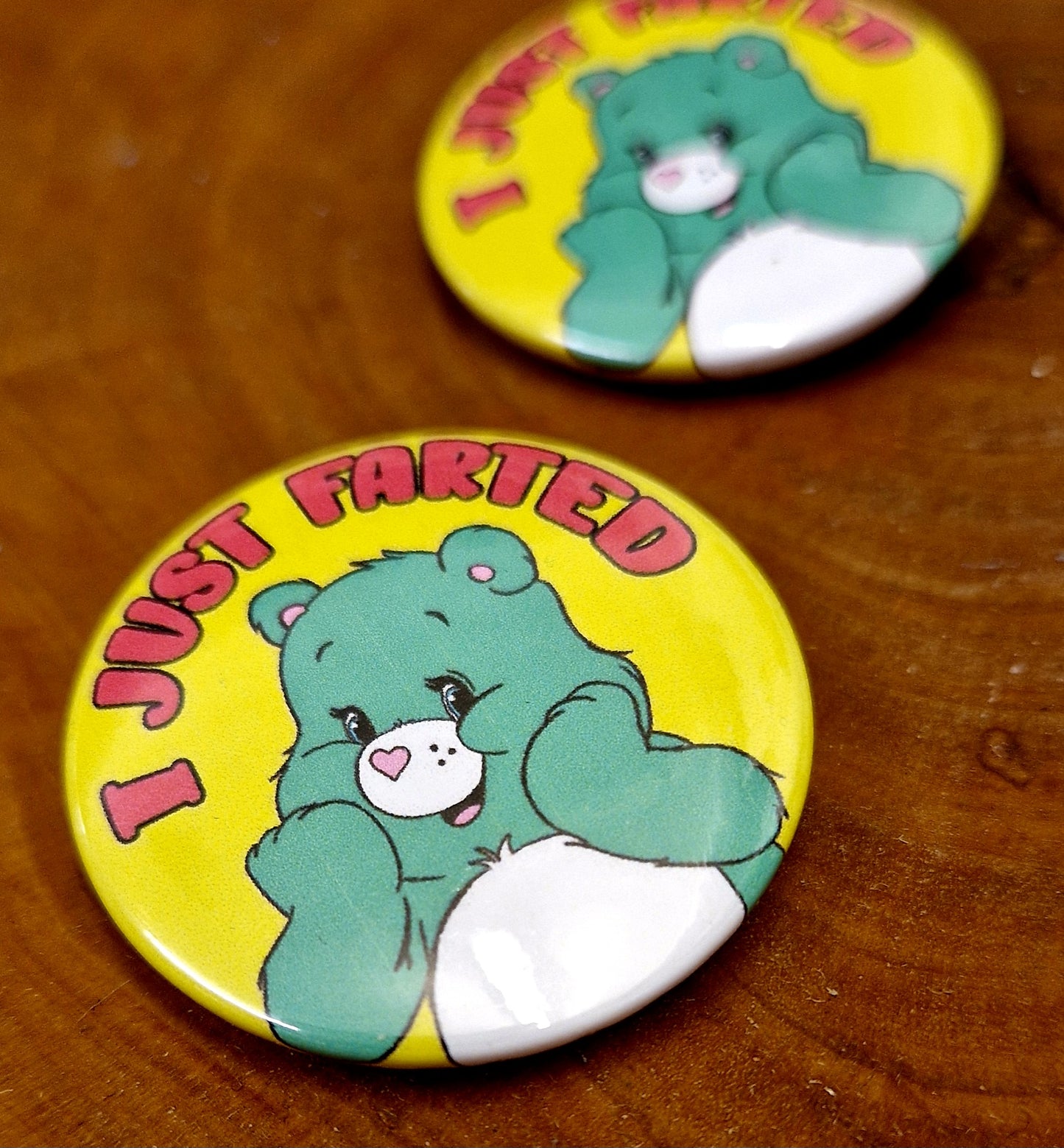 Retro badge - Care Bear "I just farted"