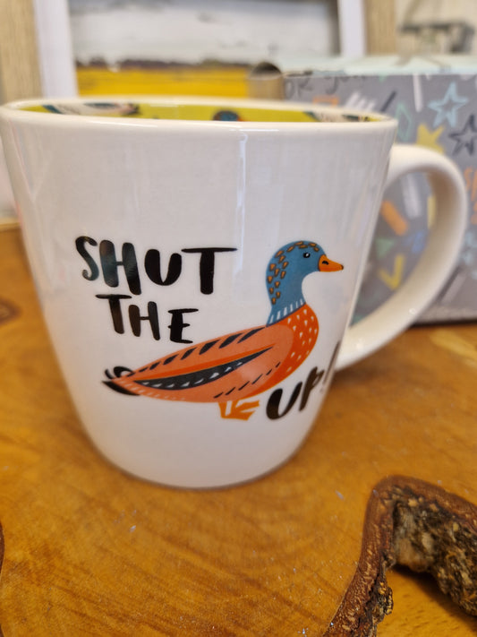 WPL Novelty mug - Shut the duck up