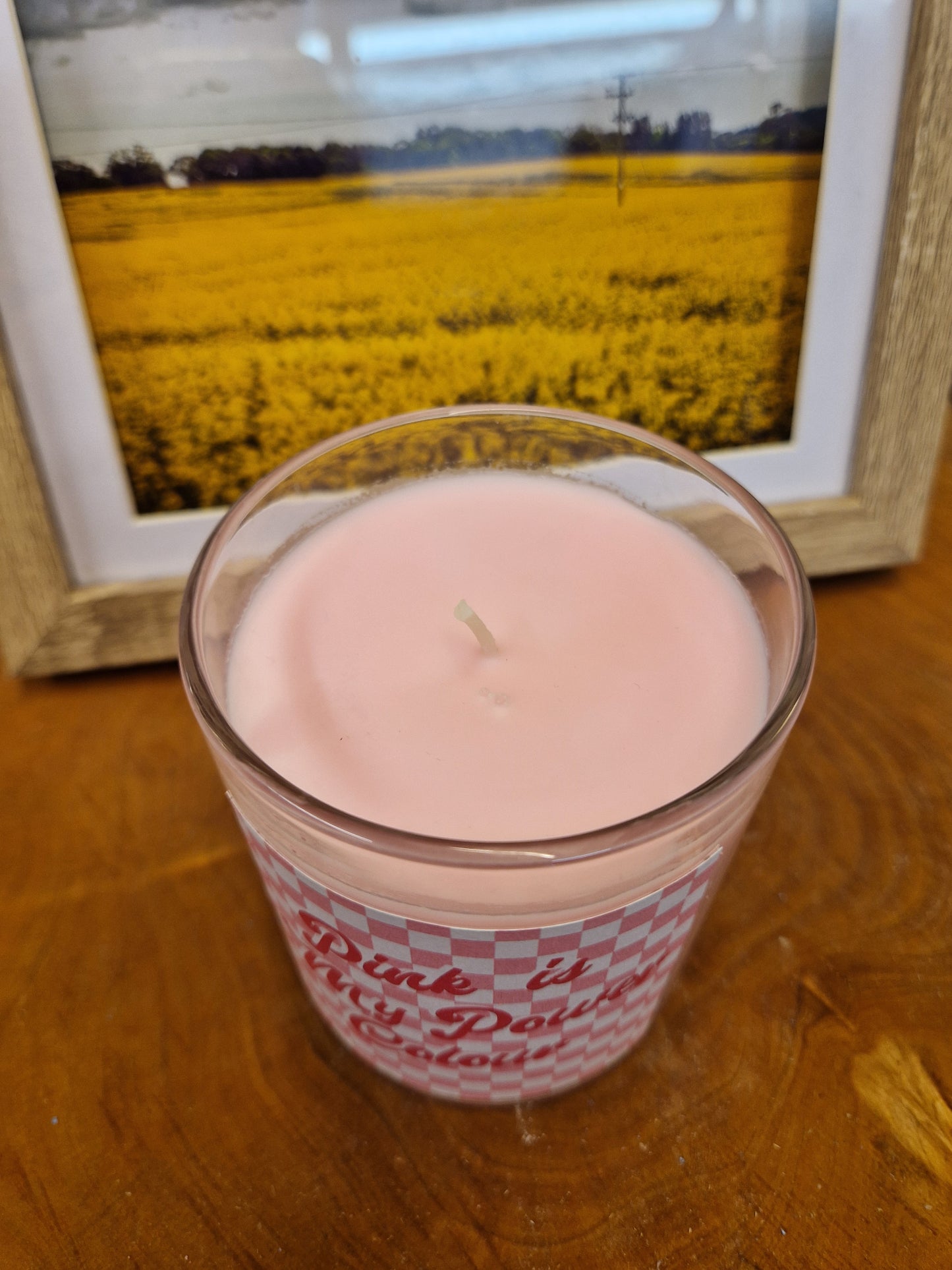 Candles - Pink is my Power colour