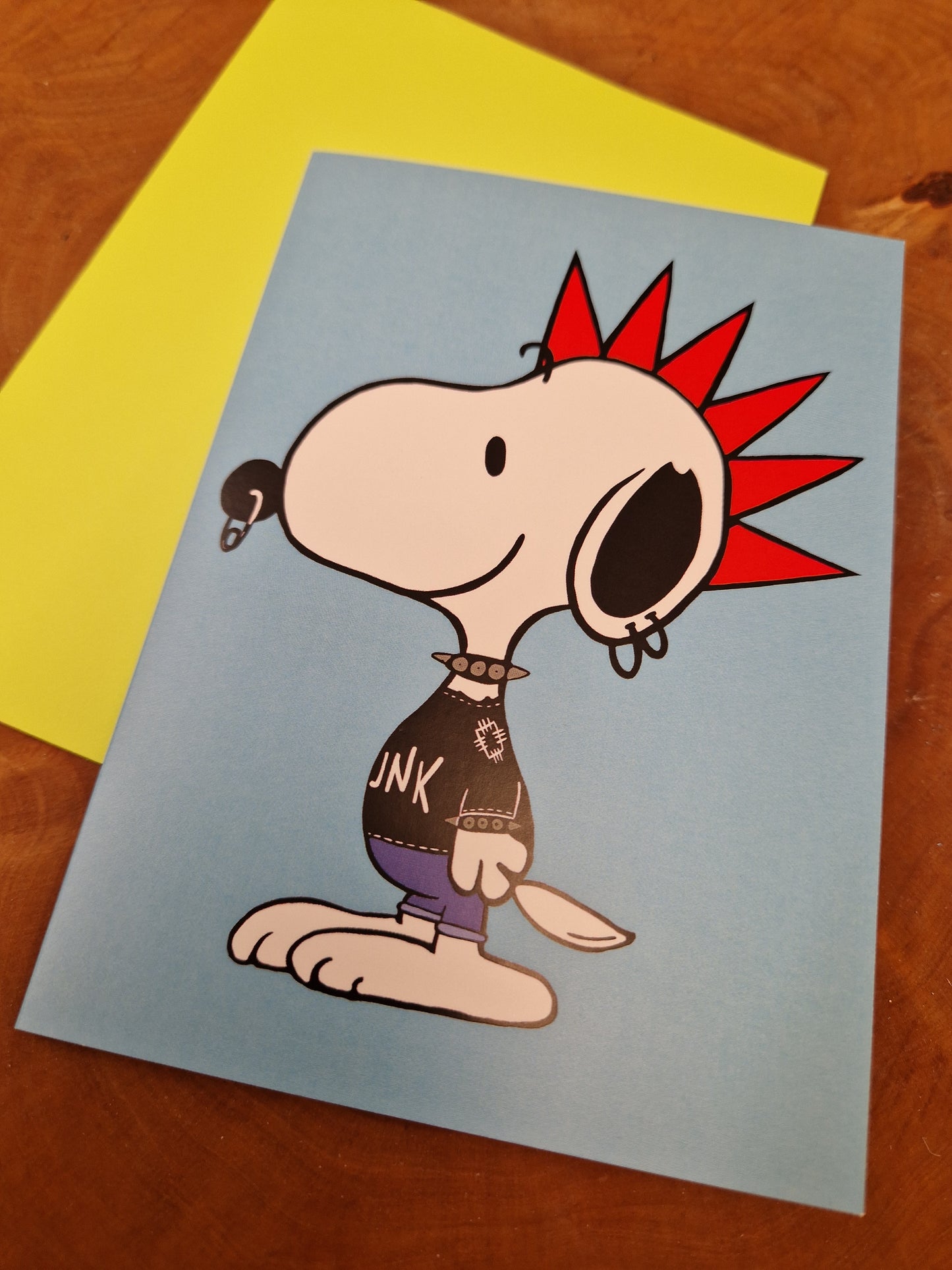 Greeting card- Punk Rocker