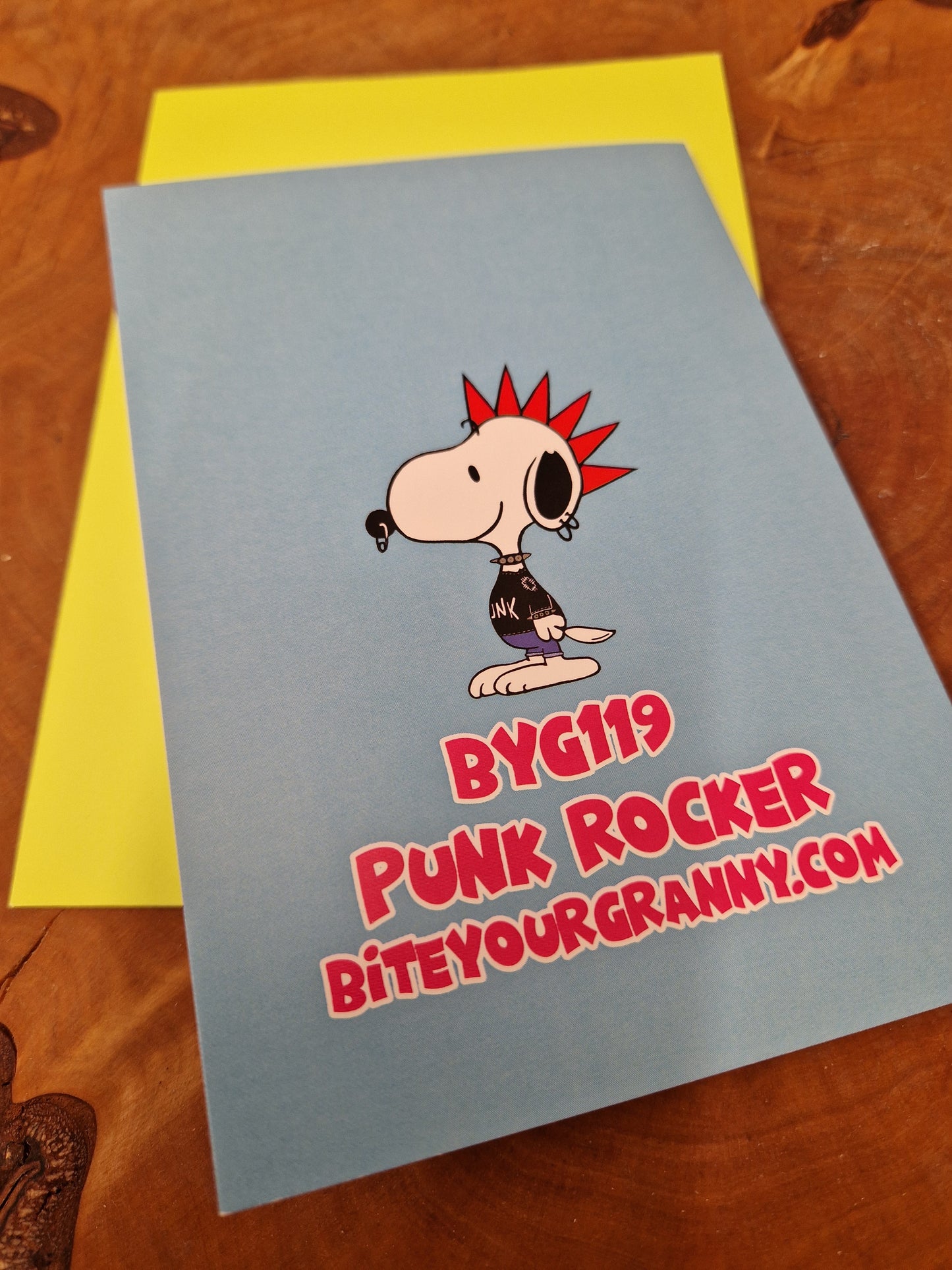 Greeting card- Punk Rocker