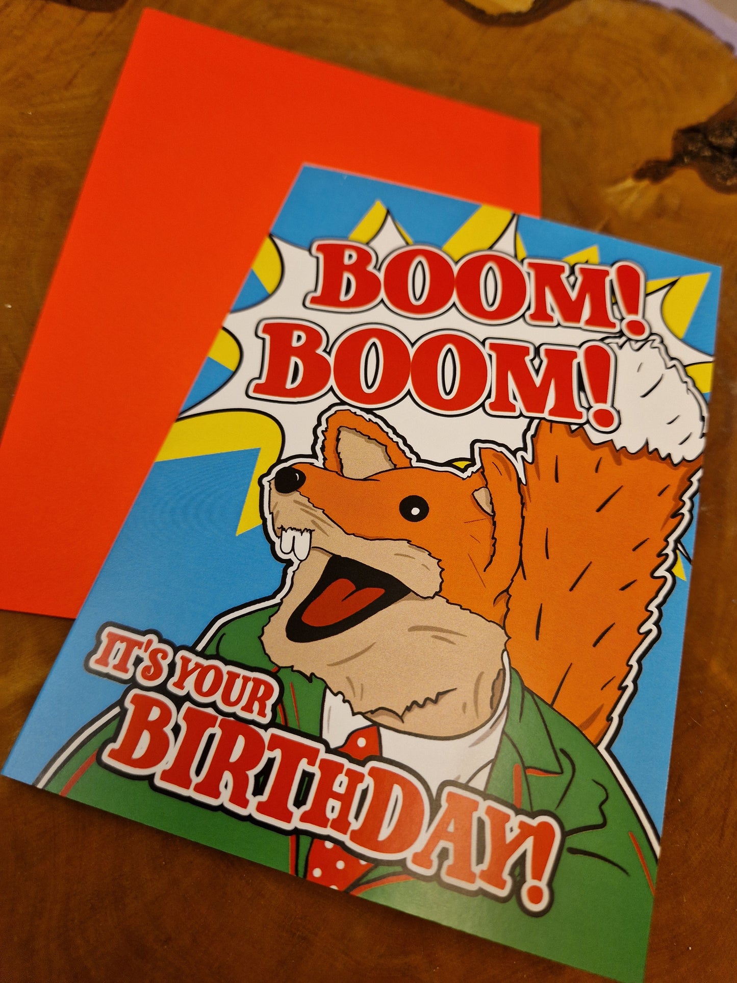 Greeting card- Boom Boom