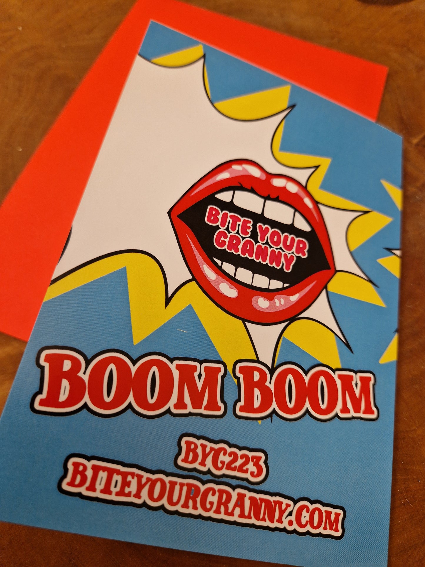 Greeting card- Boom Boom