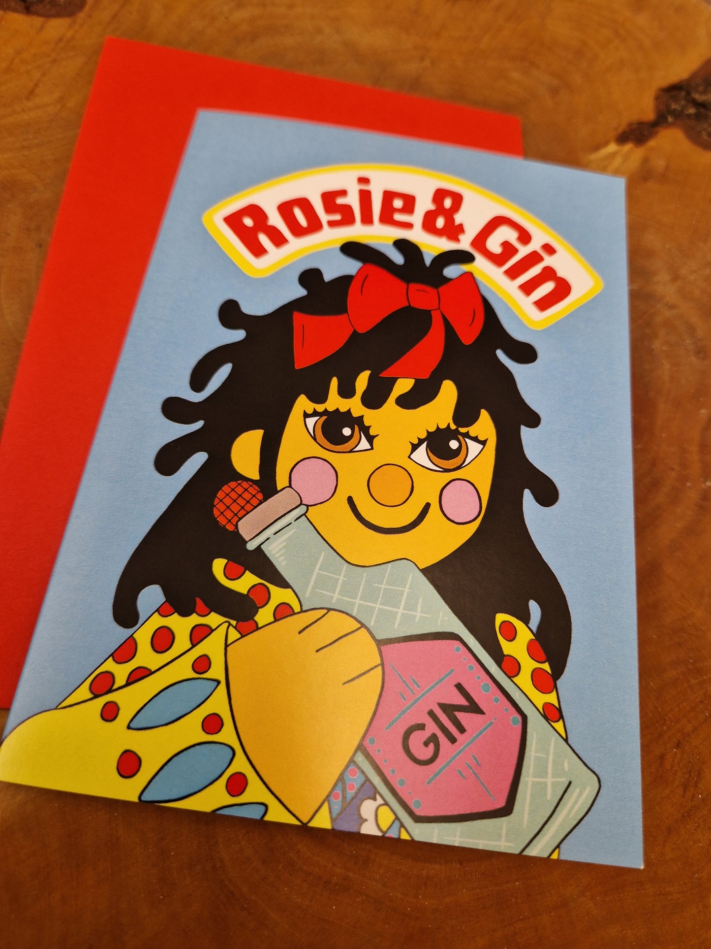 Greeting card- Rosie and Gin