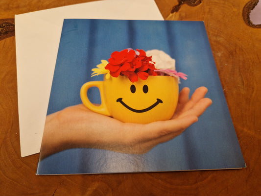 Greeting card- Happy Flowers