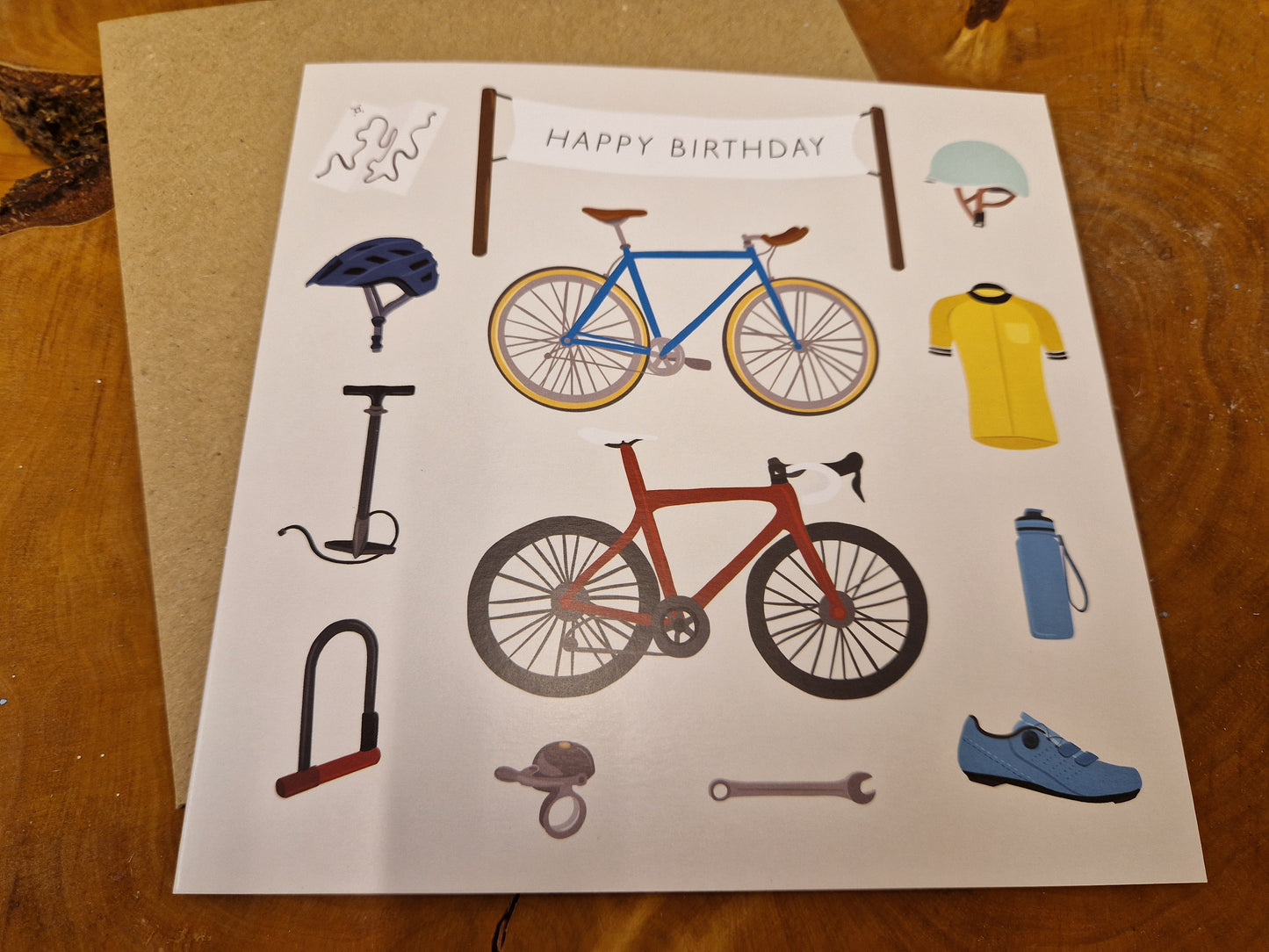 Greeting card- Birthday Bycicle