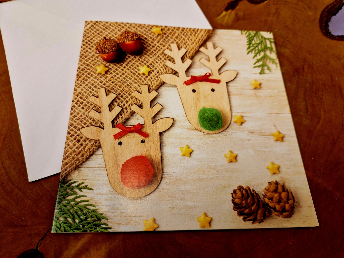 Greeting card- Raindeer