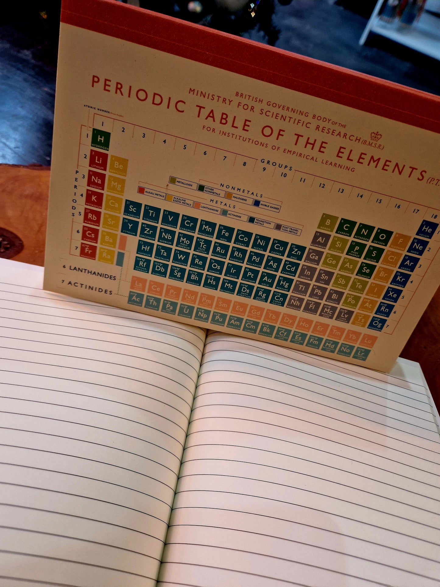 A5 notebook - Periodic Table