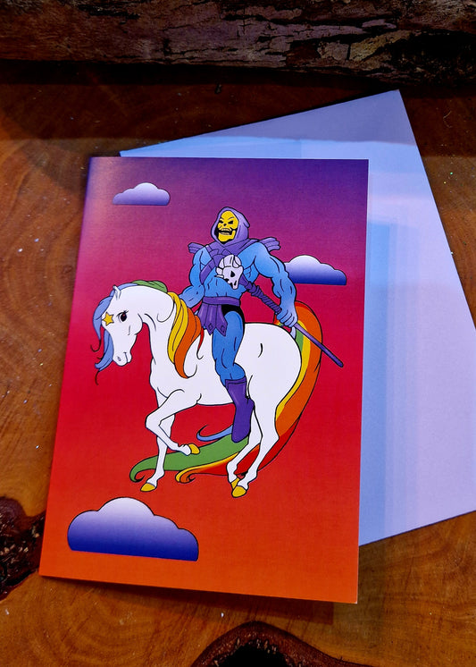 Greeting card- Skeletor