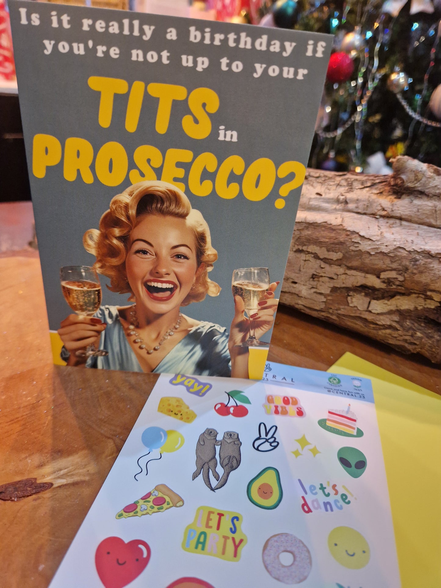 Greeting cards - Tits in Prosecco