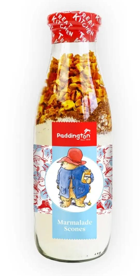 Paddington Bear Marmalade scone baking bottle mix