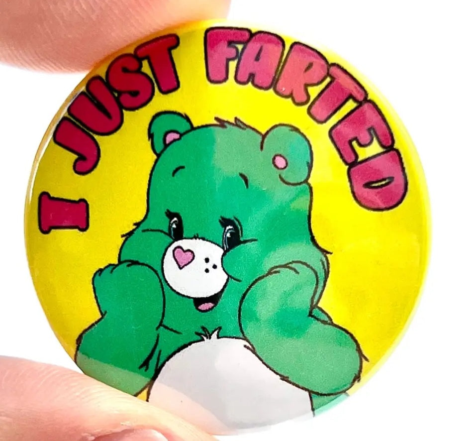 Retro badge - Care Bear "I just farted"