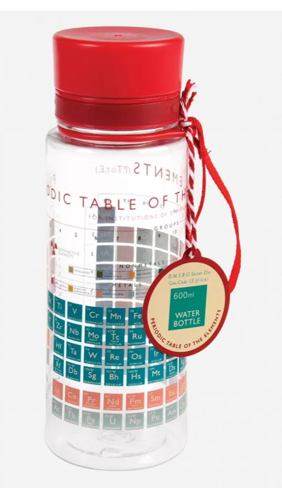 Water bottle 600ml - Periodic Table