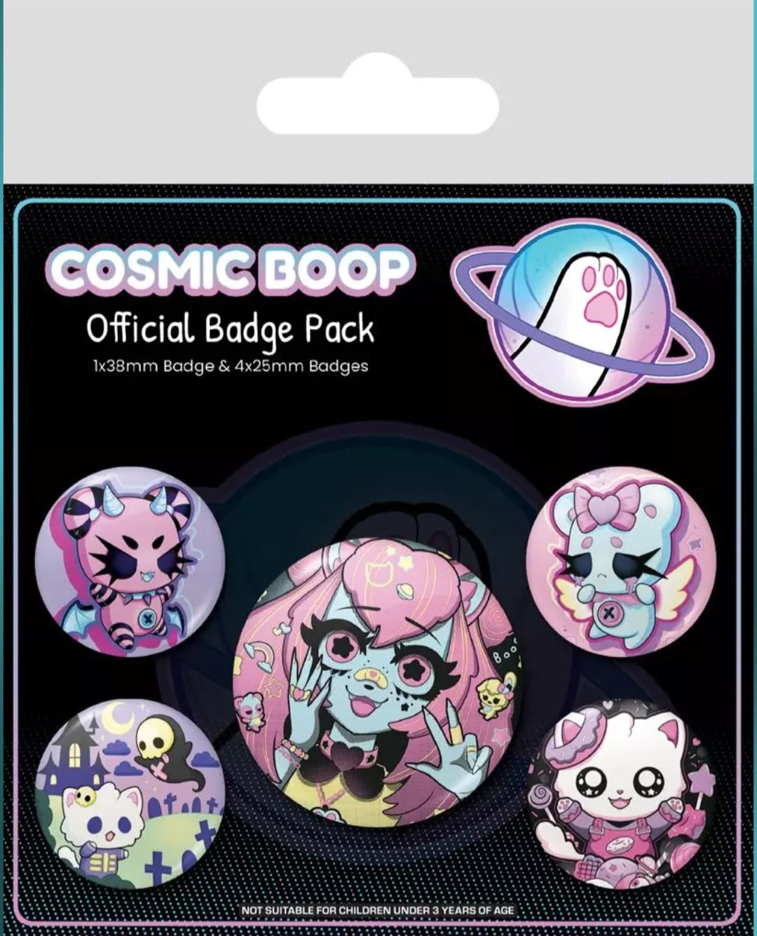 Badge Pack - Cosmic Boop (Cute And Sweet)