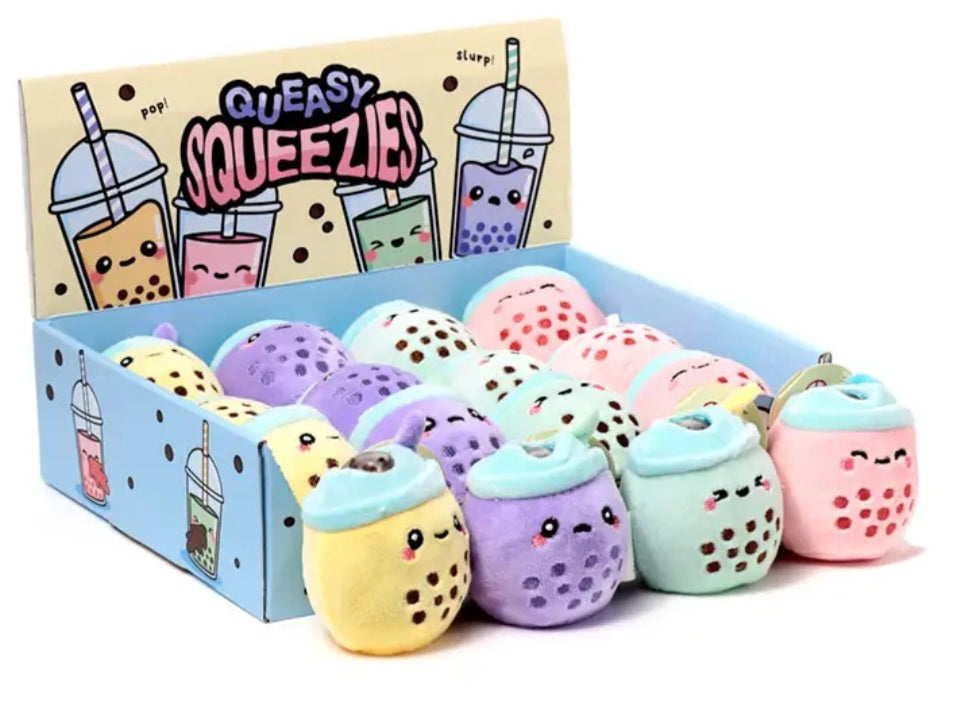 Queasy Squeezies Foodiemals Bubble tea plush