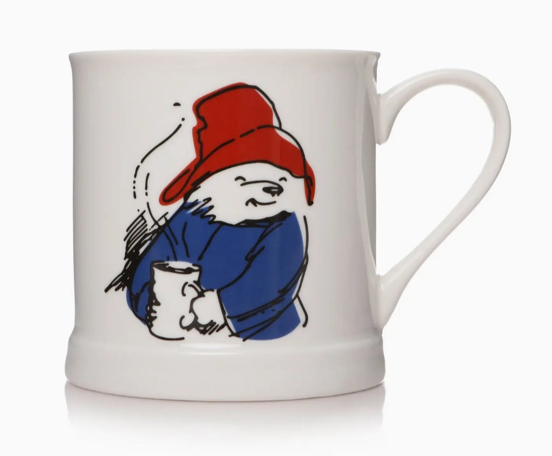 Paddington Bear Head Stuck Boxed Fine China Mug