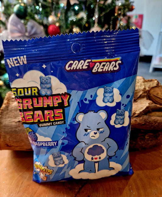 Sour Grumpy Bear - gummy candy (Blue Raspberry)