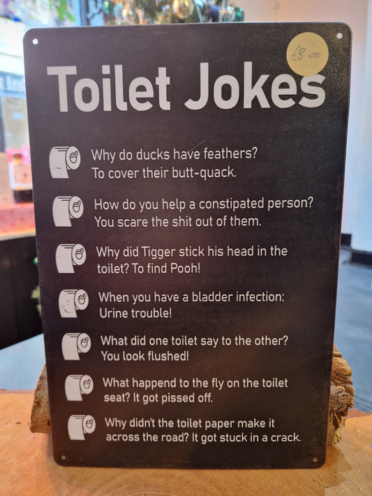 Novelty signs - Toilet Jokes